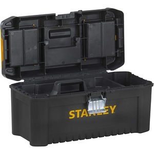Caja de herramientas de plástico Stanley de 16 pulgadas con bandeja y almacenamiento con cerradura para herramientas y equipos - Product Image 2