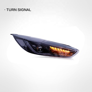 Luz delantera adecuada para Ford <span class=keywords><strong>Focus</strong></span> 2015-2018 lente LED modificada faro de xenón streamer señal de giro Luz de circulación diurna - Product Image 3