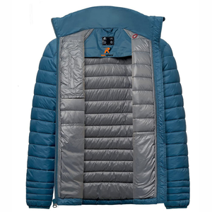 Chaquetas acolchadas con capucha y cremallera de manga larga para hombre, precio de fábrica, transpirables, nuevo diseño, para exteriores. - Product Image 2