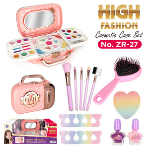 ZYRA TOYS ZR-27 personnalisé vente chaude Palette de fard à paupières brillant à lèvres lavable vernis à ongles pour enfants bébé maquillage - Product Image 6