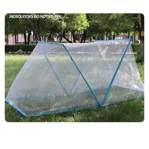 Mosquitera Plegable de Fibra de Vidrio con Cortinas para Camas, Ideal para Clima Tropical - Product Image 3