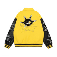 Hip Hop Baseball Vestes Streetwear pilote Veste Hommes Marque Survêtement Casual Lettre Broderie Personnalisé Bomber Vestes et Manteaux