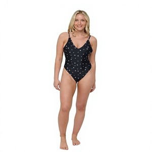 Maillot de bain une pièce pour femmes, design dos ouvert, vêtements de natation à séchage rapide, vêtements de bain extensibles pour l'été, la plage et la piscine - Product Image 3