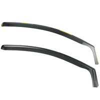 2 pièces, installation facile, déflecteurs de vent pour fenêtres de voiture, pare-pluie pour Renault Mégane MK3 3 portes hayon 2009-2015