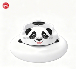 Jeux gonflables flottants pour parcs aquatiques et piscines, bateaux tamponneurs aquatiques électriques motorisés avec lumières LED - Product Image 1