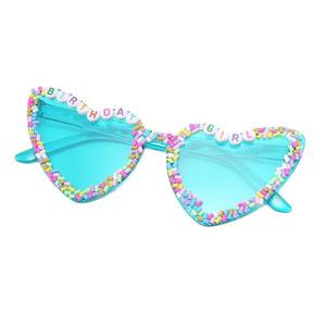 نظارات شمسية نسائية لؤلؤ عبر الحدود على شكل قلب ، نظارات شمسية مستقطبة للحماية من UV380 ، عدسات مستقطبة لحفلات الزفاف - Product Image 5