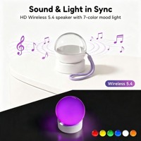 Nouvelle boule vidéo créative personnalisée 2026 – Lecteur vidéo électronique en cristal transparent, cadeau de Noël, diamètre 60 mm