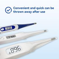 Lot de 100 protège-sondes jetables en EVA certifiés ISO 134185, universels pour usage oral, auriculaire et rectal