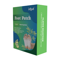 Patchs et coussinets détoxifiants pour les pieds, soin des pieds, vinaigre de bambou naturel, patchs détoxifiants 2 en 1 pour un meilleur sommeil et un soulagement du stress