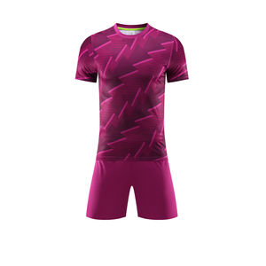 بيع بالجملة بدون شعار للفتيان والفتيات ملابس تدريب موحدة للفريق قمصان رياضية طقم ملابس رياضية - Product Image 3