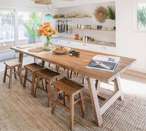 Table à manger en <span class=keywords><strong>bois</strong></span> <span class=keywords><strong>de</strong></span> noyer au Design ancien, meubles <span class=keywords><strong>de</strong></span> <span class=keywords><strong>salle</strong></span> à manger, 6/8/10 places - Product Image 6