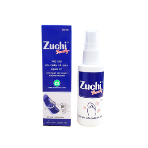 Zuchi Family 50ml Shoe Desodorante Spray Fragancia suave con características de blanqueamiento hidratante Mantener los pies secos Direct Vietnam Factory - Product Image 3