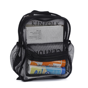 Mochila Escolar Infantil de Alta Resistencia, Transparente, Simple, Tipo Playa, con Cierre, Certificación CPC, Mochila Escolar de Malla Oxford para Playa - Product Image 4