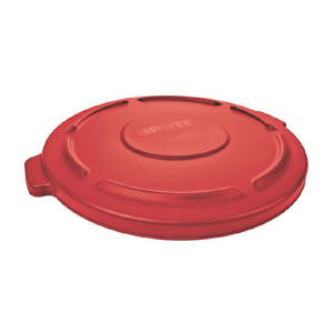 Coperchio Rosso Robusto per Contenitore Rifiuti da 121 L con Chiusura Sicura - Product Image 1