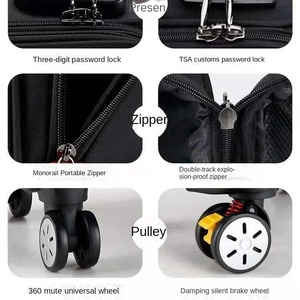 Valise à roulettes en néoprène 32 pouces Grande capacité Homme <span class=keywords><strong>Femme</strong></span> Étudiant Boîte à mot de passe 24 pouces <span class=keywords><strong>Bagages</strong></span> d'affaires - Product Image 2