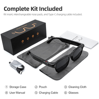 En stock – Lunettes intelligentes IA en gros avec caméra 8MP, traduction en temps réel, audio Bluetooth, assistant vocal, enregistrement photo et vidéo
