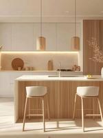 NICOCABINET Îlot de cuisine moderne personnalisé, armoire en contreplaqué, plan de travail en acrylique, évier, charnières, dosseret, robinet inclus