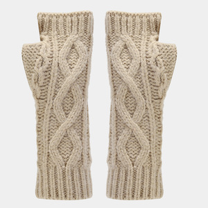 Nouvel <span class=keywords><strong>ensemble</strong></span> trois pièces en tricot torsadé 100 % acrylique : <span class=keywords><strong>bonnet</strong></span>, écharpe et gants pour <span class=keywords><strong>femme</strong></span> – Chaud pour l'automne et l'hiver - Product Image 3