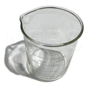 एनईआरएस व्हाइट इनेमल ग्रेजुएशन साफ़ चिकना बुलबुला मुक्त बोरोसिलिकेट 250 मिलीलीटर बीकर - Product Image 4