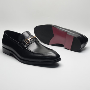 Mocassins simples et à la mode en cuir véritable faits à la main pour banquet formel décontracté confortable et pratique - Product Image 3