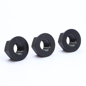 Paquete de 10 Tuercas Hexagonales de Nylon Negras y Blancas M3-M12 con Cabeza Hexagonal de Plástico Antideslizante, Estándar DIN6923 - Product Image 3