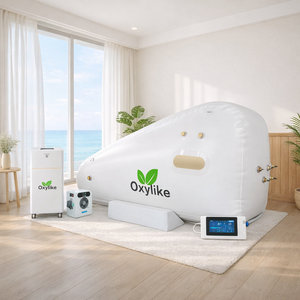 Nouvelle chambre hyperbare à oxygène Oxylike OLS-LS1 1.5ATA à coque souple de forme triangulaire pour la récupération sportive et la beauté, utilisable en position allongée ou assise - Product Image 1