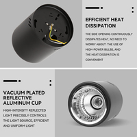 Éclairage intérieur sans garniture encastré vers le bas pour les plafonniers d'hôtel éclairage de rondelle de mur de plafond anti-éblouissement Downlight Led/Led Downlight