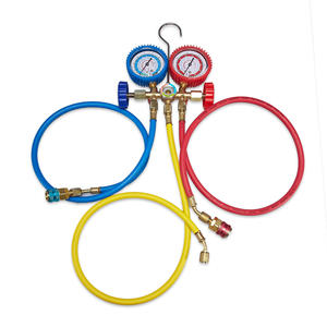 Otomatik R22/R134a/R12/Air klima soğutucu şarj çift göstergeler 536 çift göstergesi Manifold dolum manifoldu basınç - Product Image 5