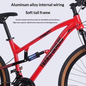 <span class=keywords><strong>Bicicleta</strong></span> de Montaña para Niña, Cuadro de Aleación de Aluminio, Doble Freno de Disco, Suspensión Trasera, Velocidad Variable, Absorción de Impactos, <span class=keywords><strong>26</strong></span> Pulgadas - Product Image 2