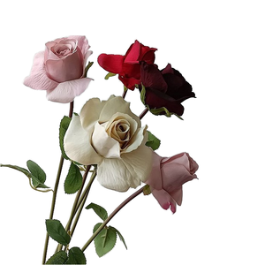 Fiori di Rosa Artificiali in Seta a Stelo Lungo per Decorazioni Casa, Feste, Matrimoni, Baby Shower, Ufficio, Giardino, Tavolo e Vasi - Product Image 1