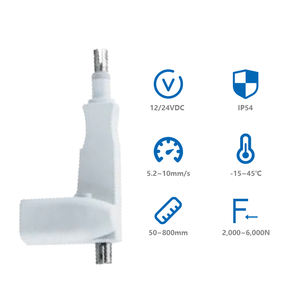 プリモパル電動式静音マーフィーベッド電動アクチュエータ12V 350mm 800mm 6000N 上下防水電動リニアアクチュエータ - Product Image 1