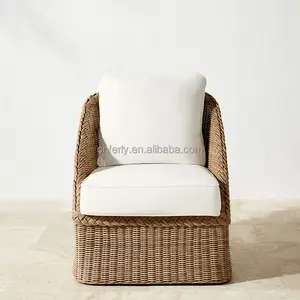 All Weather Design Cane Furniture Outdoor Furniture Garden Wicker Fashion Sofas Lounge Chair