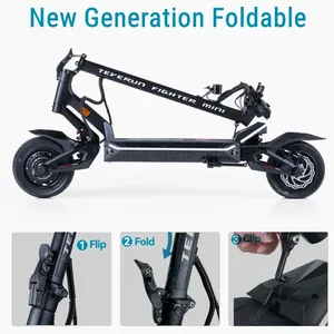 Trottinette électrique <span class=keywords><strong>Teverun</strong></span> <span class=keywords><strong>Fighter</strong></span> <span class=keywords><strong>Mini</strong></span> Pro 60V 25Ah, Smart BMS APP, double moteur, 2024 W * 2, 65 km/h, stock européen, nouvelle collection 1000 - Product Image 6