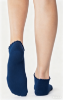 Chaussettes de yoga et de Pilates personnalisées en tricot antidérapantes pour la cheville, en coton/polyester/nylon, avec points de grip en silicone, respirantes, marque privée, fitness