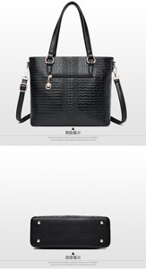 Bolsos de Oficina de PU con Patrón de Cocodrilo, Bolsos de Mano para Mujer, de Alta Calidad, de Lujo, Gran Capacidad, Bolsos de Mano para Oficina - Product Image 5