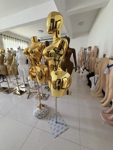 <span class=keywords><strong>Mannequin</strong></span> torse en plastique best-seller pour magasin de vêtements pour femmes, <span class=keywords><strong>mannequin</strong></span> féminin <span class=keywords><strong>grande</strong></span> <span class=keywords><strong>taille</strong></span> plaqué or - Product Image 4