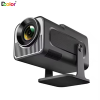 Mini projecteur intelligent portable HY320, 720P, 200 ANSI, Android 14, WiFi, projecteur vidéo pour home cinéma, vente chaude