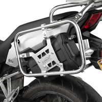 Boîte à outils latérale pour moto LOBOO Radish, en alliage d'aluminium avec serrure, kit d'outils, sac latéral portable, montage facile