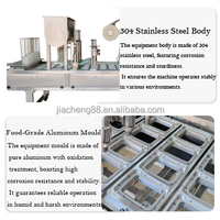 Machine de remplissage et de scellage entièrement automatique pour viande fraîche, légumes, yaourt, traiteur, en-cas