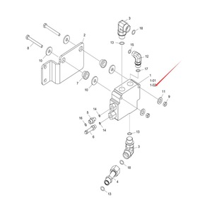 ชุดซ่อมกระบอกพวงมาลัยแดวู ดูซาน รุ่น D15S5 D18S5 D20SC5 ชุดโอริงซีล สำหรับรถยกดีเซล - Product Image 1