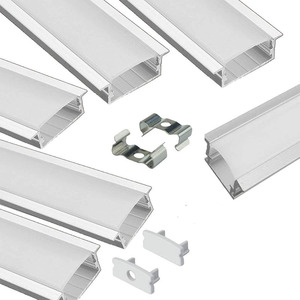 Profilé LED en aluminium, bande lumineuse LED, canal d'extrusion en aluminium, boîtier de découpe pour bandes LED - Product Image 5