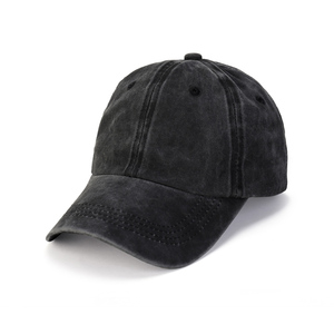 Promotional Private Label Distressed Washed Street Style Sporty Dobby Design <b>Baseball</b> <b>Cap</b> - Product Image 4
