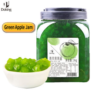 Meilleure vente Doking Confiture de <span class=keywords><strong>fruits</strong></span> verts sucrés 3 kg Confiture de pomme verte pour Bubble Tea - Product Image 2