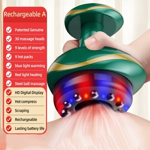Machine de ventouses intelligente à contrôle de temps amélioré, 9 vitesses, avec fonctions de ventouses à vide, de raclage, de thérapie chauffante et de massage électrique Guasha - Product Image 1