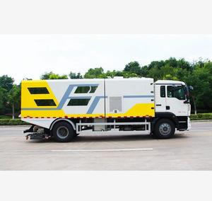 Serbatoio dell'acqua 1cbm 2cbm autocisterna della spazzatura 4 x2 spazzatrice stradale <span class=keywords><strong>lavapavimenti</strong></span> ad alta pressione macchina <span class=keywords><strong>per</strong></span> la pulizia sottovuoto camion Scrubber stradale - Product Image 2