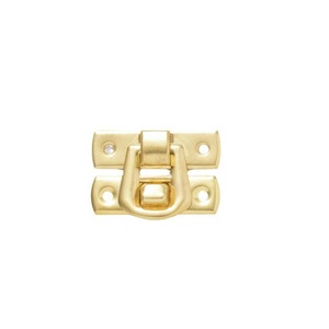 Furniture Lock Metal Box Buckle 30X9 Keyless Carbon Steel Yellow And Silver Minimalist Design For Wooden Gift Jewelry Boxes - Product Image 4