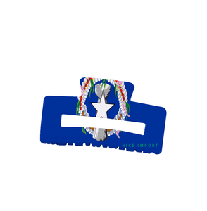 Pinzas para el Cabello con la Bandera de Santa Vincencio y las Granadinas para Mujer, Pinzas Rectangulares Antideslizantes, Accesorios para el Cabello para Celebraciones Patrióticas - Product Image 5