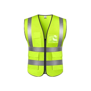 เสื้อกั๊กนิรภัยโพลีเอสเตอร์พรีเมียมปรับแต่งได้ ทนทาน มองเห็นได้ชัดเจน สะท้อนแสง กันน้ำ พร้อมโลโก้ สำหรับการมองเห็นทั้งกลางวันและกลางคืน - Product Image 3