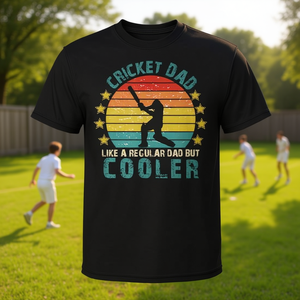 Camiseta Cricket Dad con diseño vintage para regalo del Día del Padre, camiseta genial para papá - Product Image 3