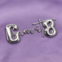 Patchs thermocollants en silicone, logo 3D, badge sportif en TPU, patch médaillon, étiquette de transfert thermique en TPU métallique doré pour T-shirt